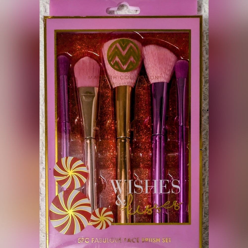 Macbeth Collection Margaret Josephs Wishes Kisses 5 PC Makeup Cosmetic Brushes
